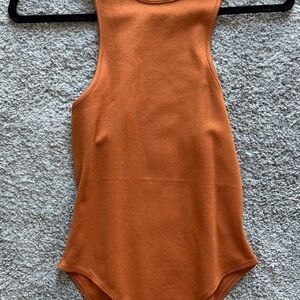Forever 21 Orange Bodysuit